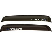 Дефлектор окон Rein 2 шт. VOLVO FH 12 прямой 1993-, накладной, скотч 3М, дымчатый RЕINWV893 REINWV893