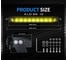 Светодиодная фара Aurora ALO-S6-10-R5H1 75W/75W 3200LM 9-36V IP68 Белый/желтый свет дальний с переключением 0379 13