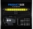 Светодиодная фара Aurora ALO-S6-20-R5H1 150W/150W 6500LM 9-36V IP68 Белый/желтый свет дальний с переключением 0380 14