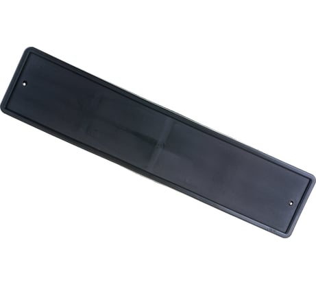 Силиконовая рамка номерного знака DolleX с адаптером, черная SPL-67
