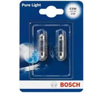 Автолампа Bosch C5W 12V 5W 2шт блистерная упаковка 1987301004