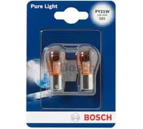 Автолампа Bosch PY21W 12V 21W 2шт блистерная упаковка 1987301018