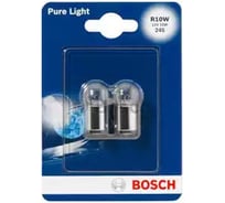 Автолампа Bosch R10W 12V 10W 2шт блистерная упаковка 1987301019