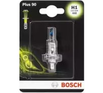 Автолампа BOSСН H1 12V 55W PLUS 90 1 шт блистерная упаковка 1987301076