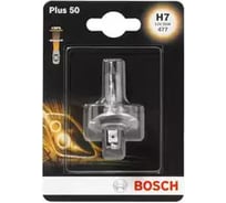 Автолампа BOSСН H7 12V 55W PLUS 50 1 шт блистерная упаковка 1987301042