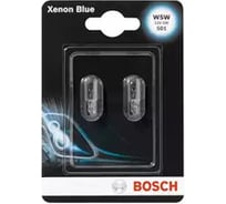 Автолампа Bosch W5W 12V 5W XENON BLUE 2шт блистерная упаковка 1987301033