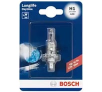 Автолампа BOSСН H1 12V 55W LONGLIFE DAY 1шт блистерная упаковка 1987301051