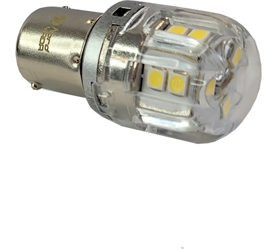 Cветодиод NORD YADA 10-30V BA15S P21W, S25-3030-15SMD, 25 mA, 330 Lm, 3 W, белый TM 909321 1