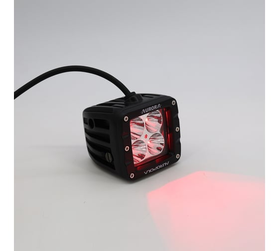 Светодиодная фара Aurora Светодиодная фара ALO-2-P4Red 20W 9-36V 1.6A Красный свет 0401