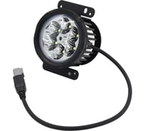 Светодиодная фара Aurora ALO-R-4-C24T3 60W 4800Lm мощные круглые фары, универсальные, в комплекте крепление (скоба) для наружней установки. 0392