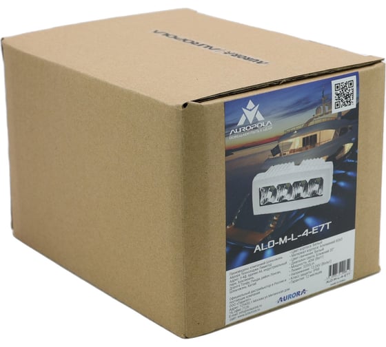 Светодиодная фара Aurora ALO-M-L-4-E7T 9V-36V 40W 3.3A 3200Lm БЛИЖНИЙ СВЕТ (белый свет) Flood 0309