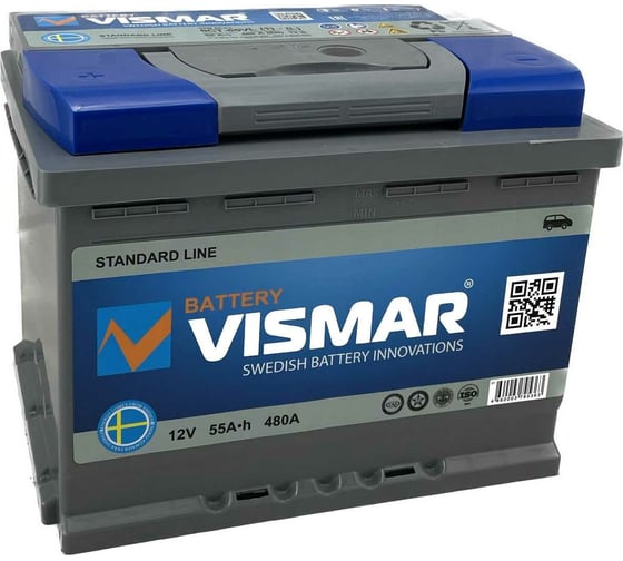 АКБ VISMAR ST 6СТ-55 N L-1 480А 242/175/190 4660003795363