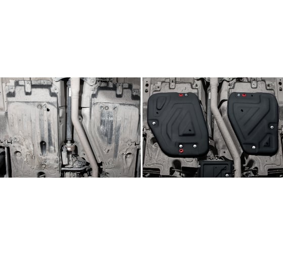 Защита топливного бака АвтоБроня для Geely Monjaro АКПП 4WD 2022-н.в., 111.01933.1