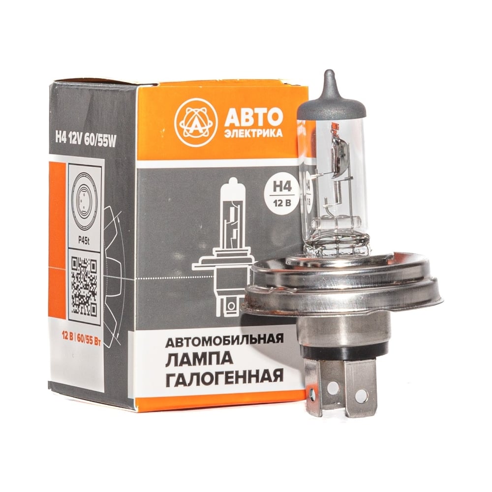 Лампа галоген H4 12V 60/55W P45t