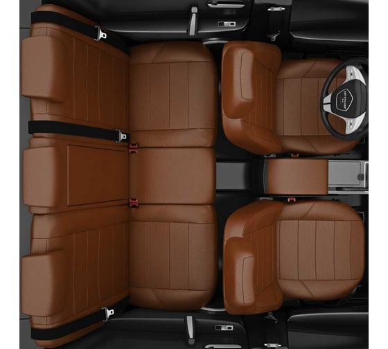 Чехлы AVTOLIDER1 Chevrolet Niva с 2002-2013г. джип Задние спинка и сиденье 40 на 60 CH03-0901-EC28