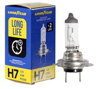 Автомобильная галогенная лампа Goodyear Н7 12V 55W PX26d Long Life GY017122