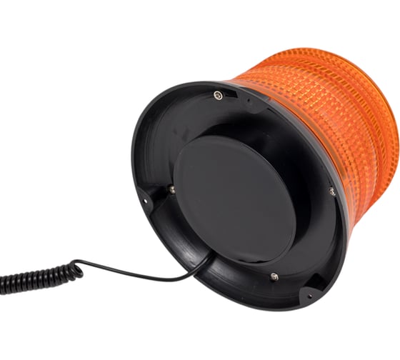 Проблесковый маяк SKYWAY DC10-30V 72LED 2835SMD 02 с магнитом, со стробоскопическим эффектом и выключателем, оранжевый S11601002