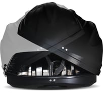 Аэродинамический бокс-багажник на крышу PT Group Black Turino Sport двустороннее открывание UNI-XX-441802.33