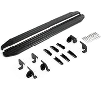 Пороги на автомобиль "Premium-Black" BYD Song Plus I рест. 2023-н.в., Rival A180ALB.0701.1