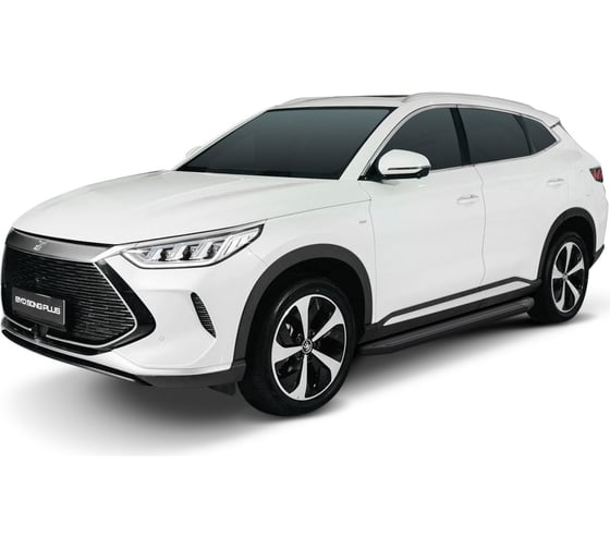 Пороги на автомобиль "Premium-Black" BYD Song Plus I рест. 2023-н.в., Rival A180ALB.0701.1