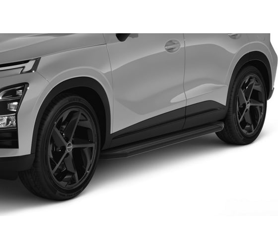 Пороги на автомобиль "Premium-Black" для Omoda C5 2022-н.в., Rival A173ALB.0908.1