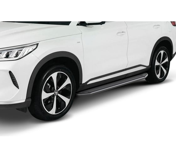 Пороги на автомобиль Rival "Premium" для BYD Song Plus I рест. 2023-н.в. A180ALP.0701.1
