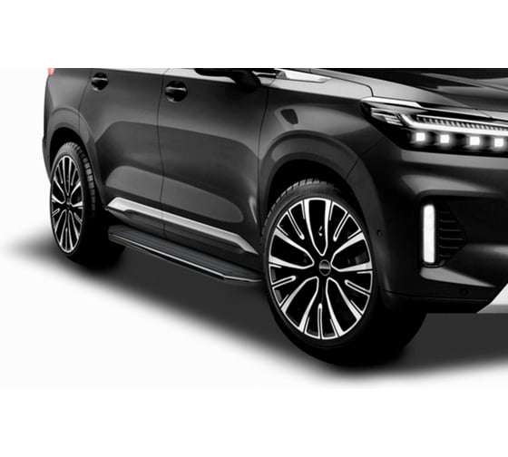Пороги на автомобиль Rival "Premium" для Exeed VX I 2020-н.в. A193ALP.0906.1