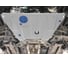 Защита картера + КПП + комплект крепежа Rival Алюминий, Changan CS35 Plus, V-1,4, Робот, 2023- 333.8924.1 2