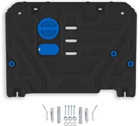 Защита картера + комплект крепежа Rival Сталь, Haval M6, V-1.5, Робот, передний, 2023- 111.9432.1