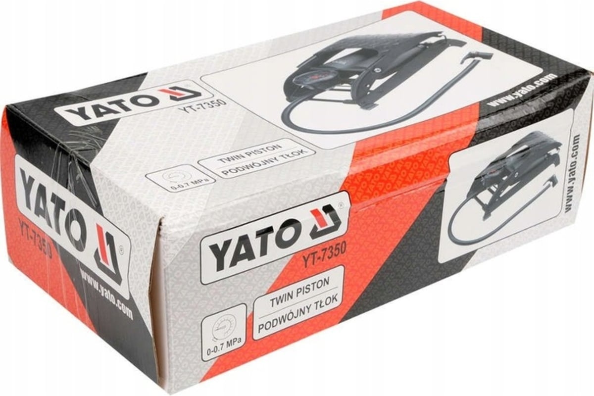  двойной насос с манометром YATO YT-7350 - выгодная цена, отзывы .
