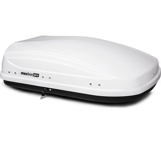 Автобокс MaxBox PRO 430 малый, белый, 136x96x42 см, двустороннее открывание, багажный бокс на крышу MBP-430-W 1