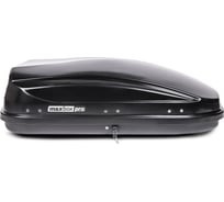 Автобокс MaxBox PRO 430 малый, черный глянцевый, 136x96x42 см, двустороннее открывание, багажный бокс на крышу MBP-430-BG