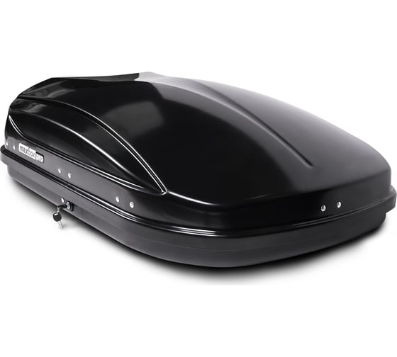 Автобокс MaxBox PRO 430 малый, черный глянцевый, 136x96x42 см, двустороннее открывание, багажный бокс на крышу MBP-430-BG