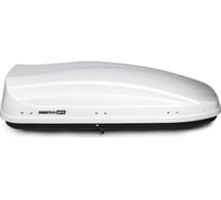 Автобокс MaxBox PRO 460 средний, белый глянцевый, 175x84x42 см, двустороннее открывание, багажный бокс на крышу MBP-460-WG