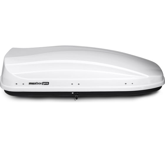 Автобокс MaxBox PRO 460 средний, белый глянцевый, 175x84x42 см, двустороннее открывание, багажный бокс на крышу MBP-460-WG 1