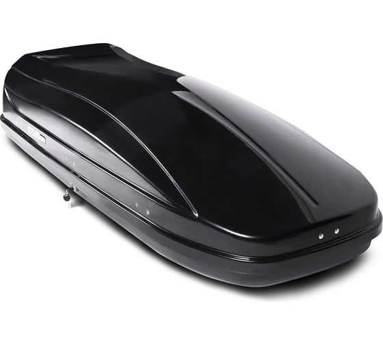 Автобокс MaxBox PRO 520 большой, черный глянцевый, 196x80x43 см, двустороннее открывание, багажный бокс на крышу MBP-520-BG