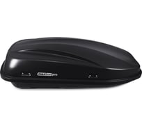 Автобокс MaxBox PRO 380 Компакт Плюс с замком, черный, 159x79x43 см, одностороннее открывание, багажный бокс на крышу MBP-380L-B