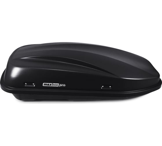 Автобокс MaxBox PRO 380 Компакт Плюс с замком, черный, 159x79x43 см, одностороннее открывание, багажный бокс на крышу MBP-380L-B 1