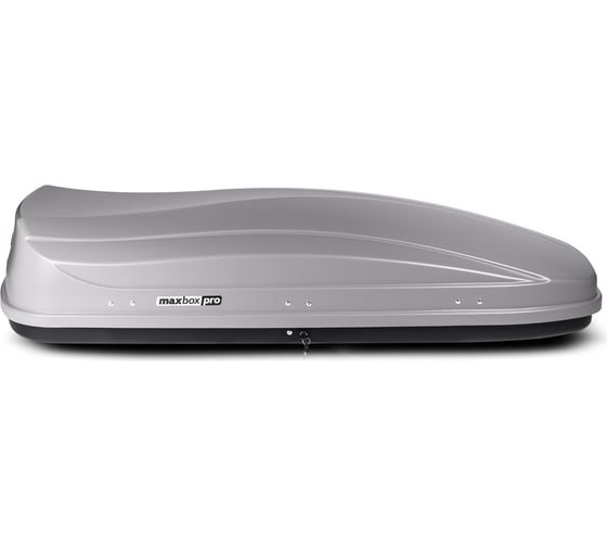 Автобокс MaxBox PRO 520 большой серый 196x80x43 см двустороннее открывание багажный бокс на крышу MBP-520-S