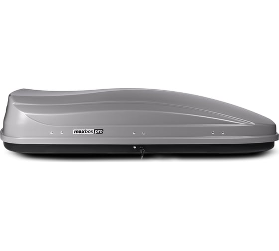 Автобокс MaxBox PRO 520 большой серый 196x80x43 см двустороннее открывание багажный бокс на крышу MBP-520-S