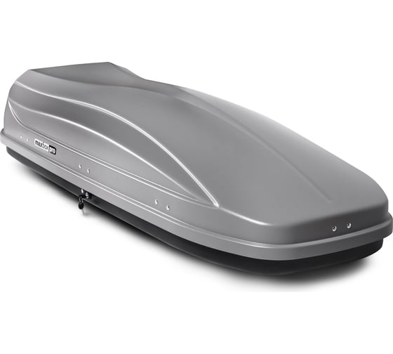 Автобокс MaxBox PRO 520 большой серый 196x80x43 см двустороннее открывание багажный бокс на крышу MBP-520-S