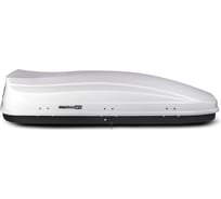 Автобокс MaxBox PRO 520 большой, белый глянцевый, 196x80x43 см, двустороннее открывание, багажный бокс на крышу MBP-520-WG