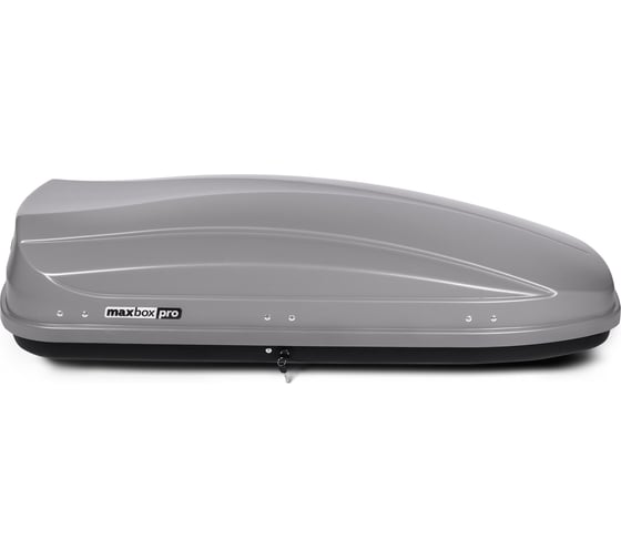 Автобокс MaxBox PRO 460 средний серый 175x84x42 см двустороннее открывание багажный бокс на крышу MBP-460-S