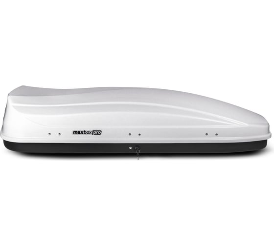 Автобокс MaxBox PRO 520 большой, белый, 196x80x43 см, двустороннее открывание, багажный бокс на крышу MBP-520-W 1