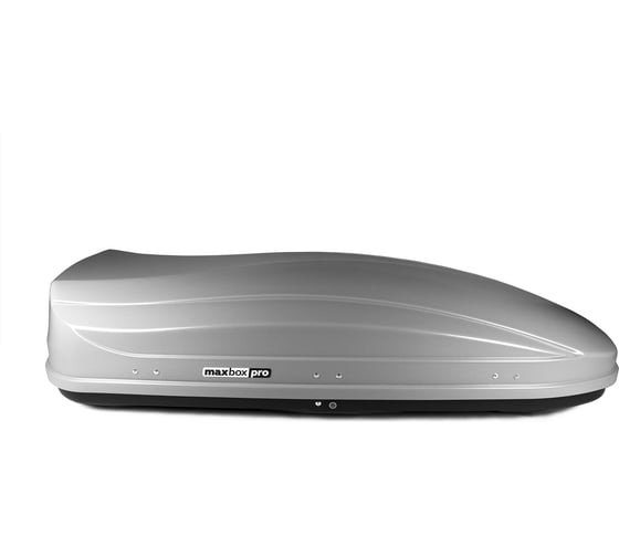 Автобокс MaxBox PRO 520 большой серый карбон 196x80x43 см двустороннее открывание багажный бокс на крышу MBP-520-SCAR