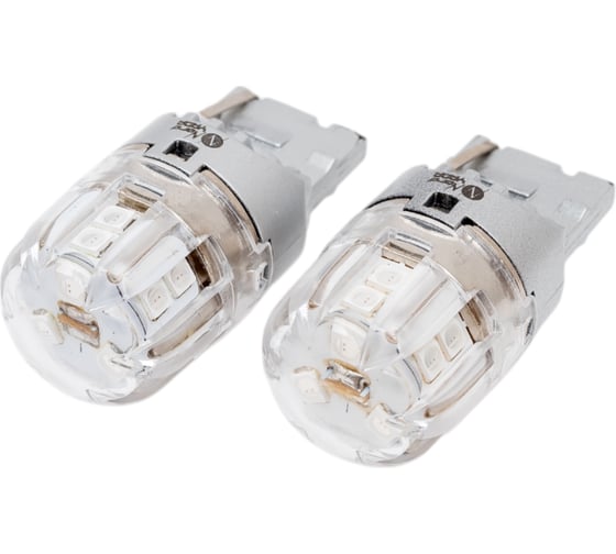 Светодиод Nord-Yada 10-30V W21W WY21W T20-3030-15SMD 250mA 330Lm 3W красный 909322 1