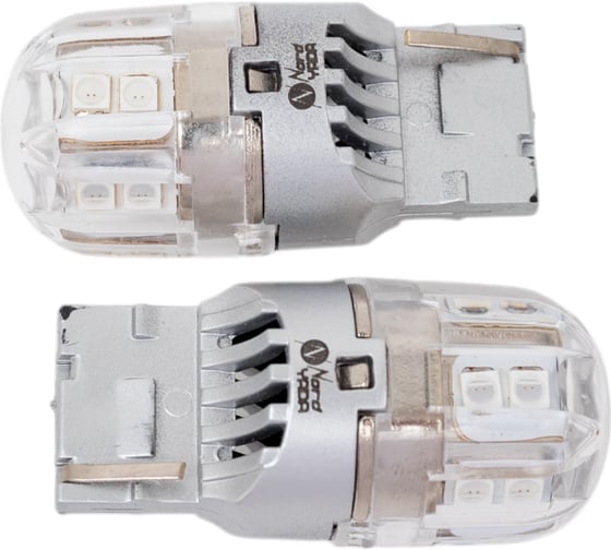 Светодиод Nord-Yada 10-30V W21W WY21W T20-3030-15SMD 250mA 330Lm 3W красный 909322