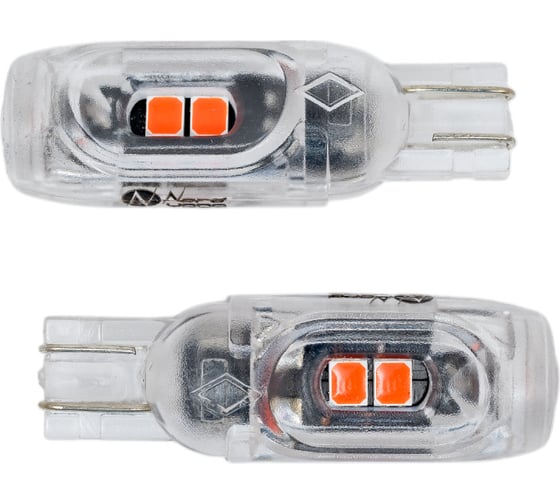 Светодиод Nord-Yada 12V W5W T10-2835-5SMD 80mA 100Lm 0.9W красный 909280