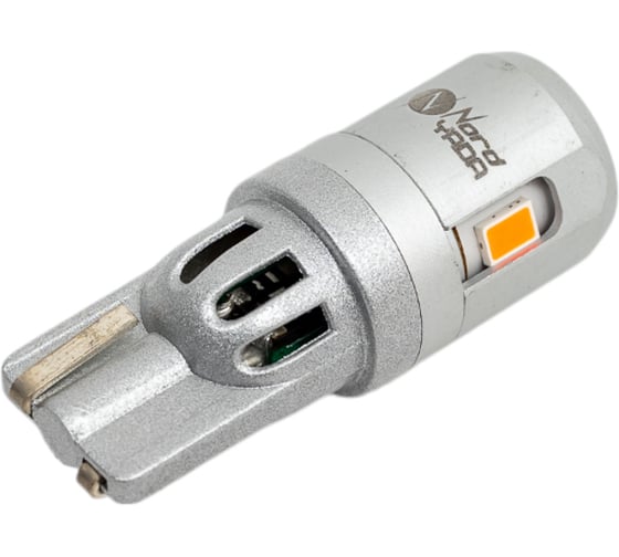 Светодиод Nord-Yada 9-18V W5W T10-3020-5SMD 247mA 350Lm 3W красный обманка 909303