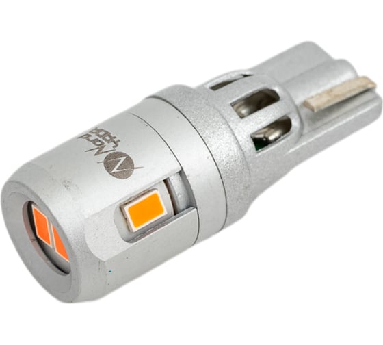 Светодиод Nord-Yada 9-18V W5W T10-3020-5SMD 247mA 350Lm 3W красный обманка 909303